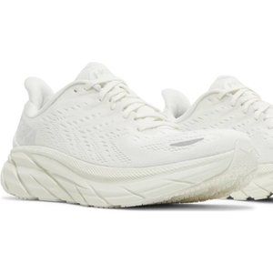 Hoka Women's Clifton 8 White Size 7